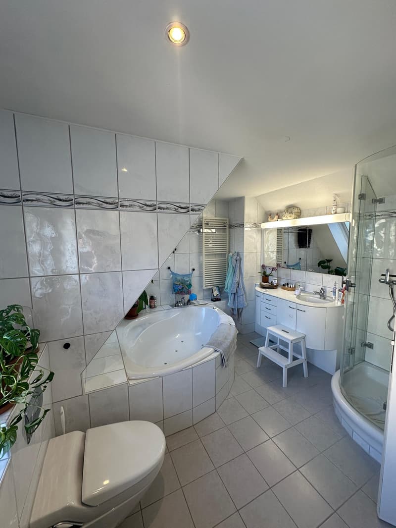 Affascinante appartamento maisonette 5 locali a Horgen con giardino (12)