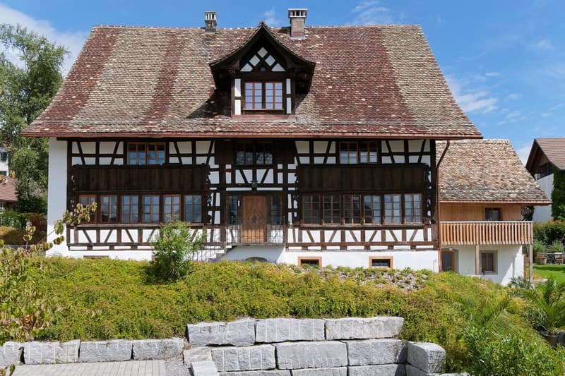 Charmante Maisonettewohnung im renovierten Bauernhaus - Hirzel (1)