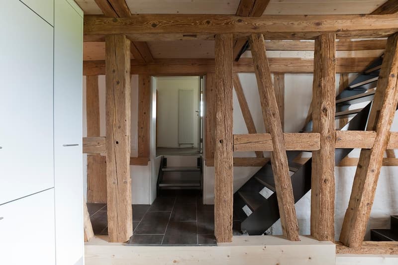Charmante Maisonettewohnung im renovierten Bauernhaus - Hirzel (8)
