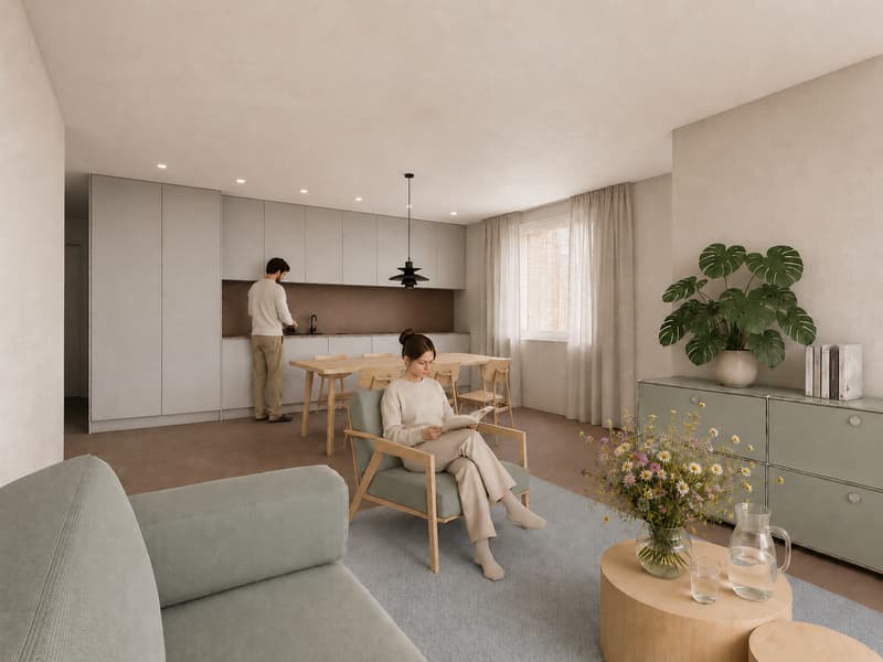 Moderne 4.5-Zimmer-Neubauwohnung in Hirzel – Ruhige Lage mit schöner Aussicht (2)