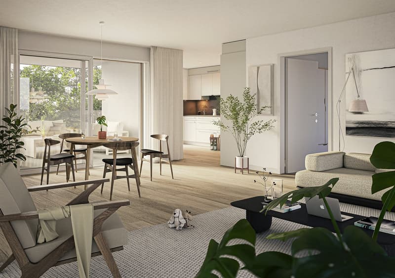 Wangenpark Dübendorf - Wohnungstyp Südwest 99.4 m2