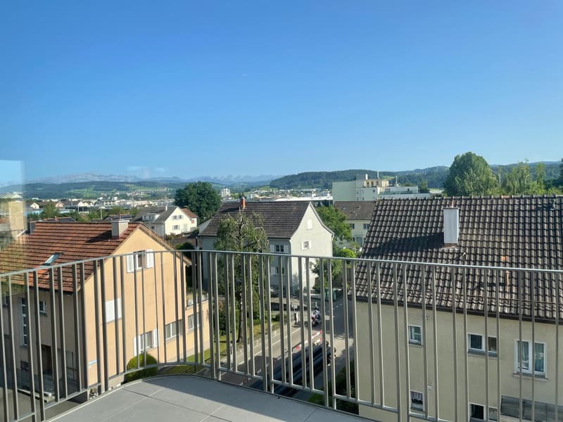 Appartement moderne 4.5 pièces en mansarde avec balcon à Wil (14)