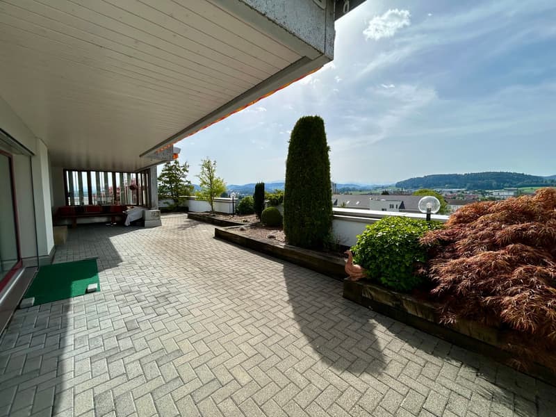 Terrasse mit Aussicht