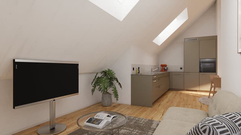 2.5-Room Attic Apartment in Opfershofen TG (5)