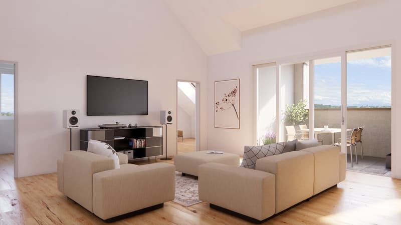 2.5-Room Attic Apartment in Opfershofen TG (3)