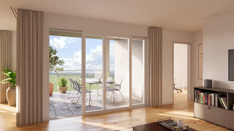 Appartement de 4,5 pièces en construction neuve avec balcon et garage à Opfershofen TG (3)