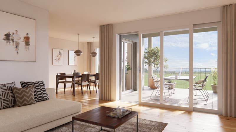 Appartement de 4,5 pièces en construction neuve avec balcon et garage à Opfershofen TG (2)