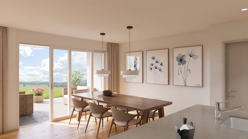 Appartement Jardin de 4,5 Pièces en Neubau à Opfershofen TG (5)