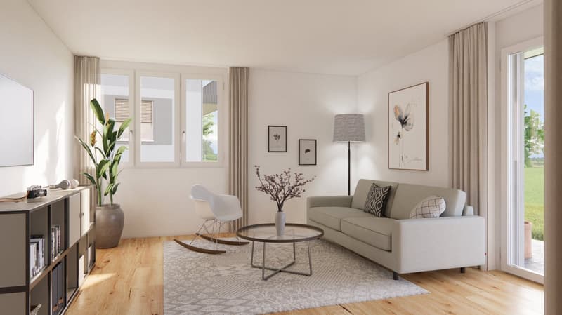 Appartement Jardin de 4,5 Pièces en Neubau à Opfershofen TG (4)