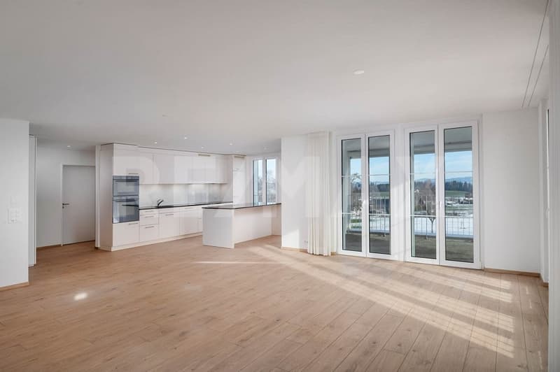 Appartamento di alta qualità di 4,5 locali con vista sul lago e sulla campagna senza ostacoli (3)