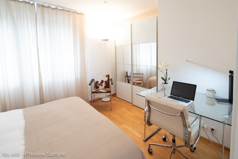 Modern furnished 1-bedroom apartment with balcony and weekly cleaning service for rent (4)