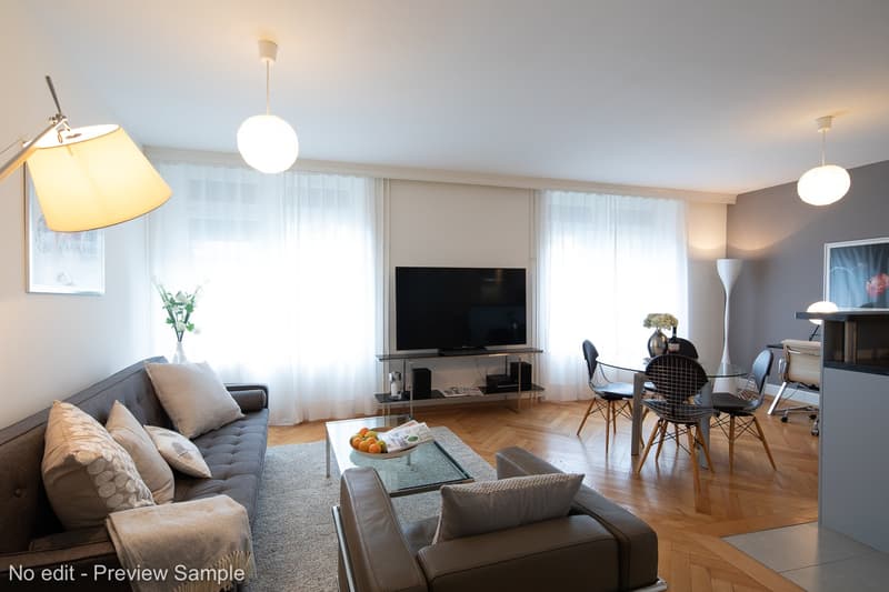 Geräumige 1-Zimmer-Wohnung mit Balkon und wöchentlicher Reinigungsservice zur Miete (3)