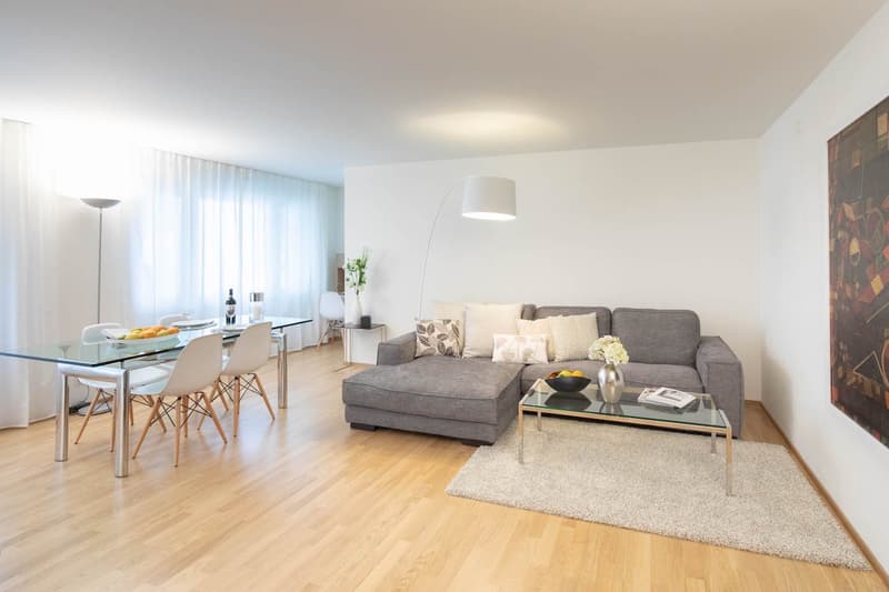 Modern Furnished 2-Room Apartment with Balcony in Zürich Wiedikon (1)