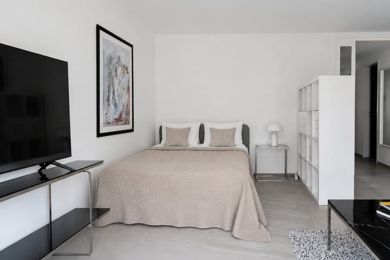 Eingerichtetes Studio-Apartment Zürich Wiedikon – zentral, Balkon & Reinigungsservice (8)