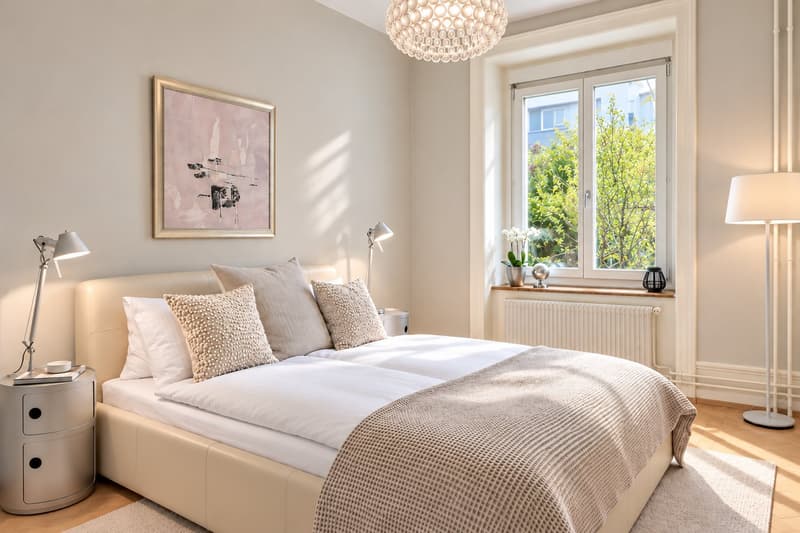Neu renovierte, möblierte 3.5-Zimmer-Altbauwohnung mit Gartensitzplatz in Zürich Wiedikon (5)