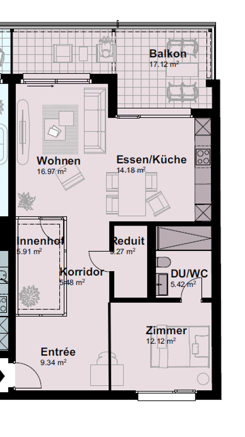 Moderne Attikawohnung - BEFRISTET BIS 31.03.2027 (6)