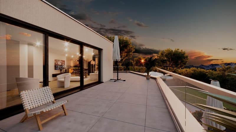 Living for the highest standards - Attic terrace house with breathtaking Alpine views (6)