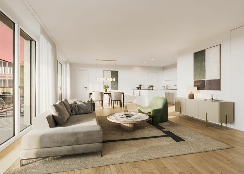 «Seeluft» Boniswil - Appartement de 4,5 pièces au 2e étage près du Hallwilersee (3)