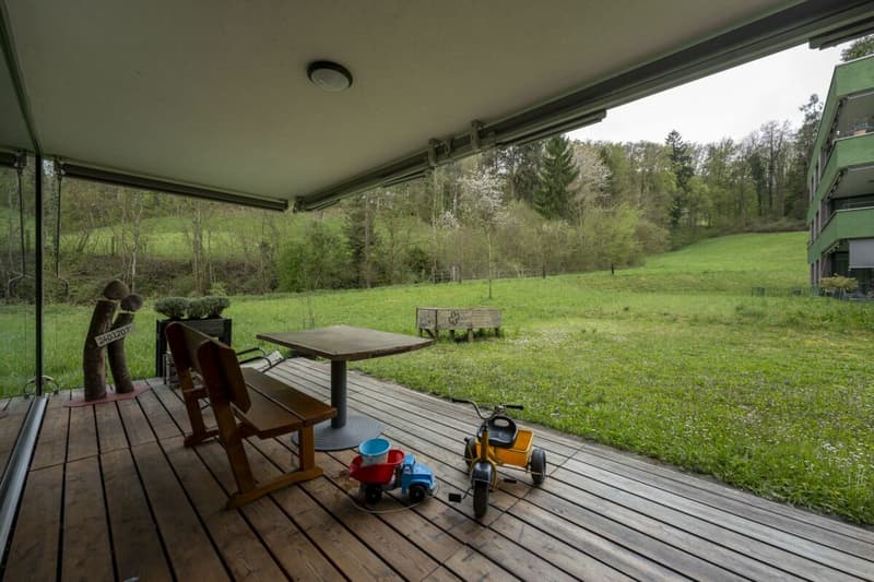 Moderne Eigentumswohnung mit eigenem Garten: 120 m² pures Grün (1)