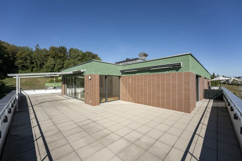 Attikawohnung mit 120 m² Terrasse und unverbautem Blick auf Wald und Weite (8)