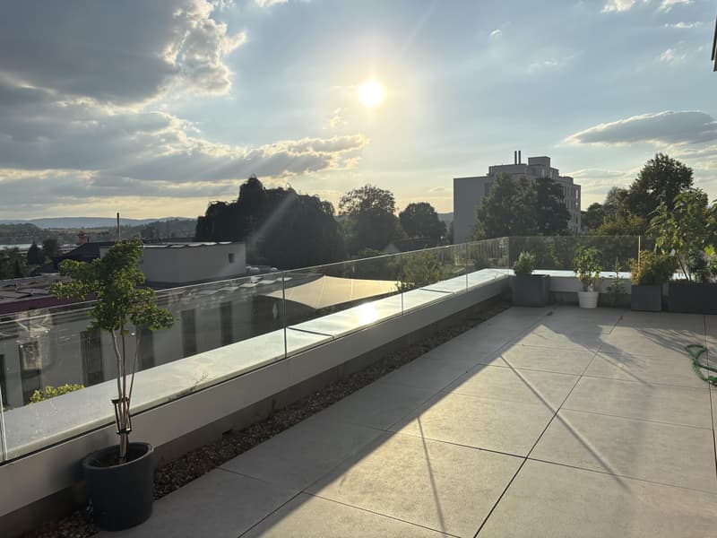 Einzigartige 3.5-Zimmer-Attika-Maisonette-Wohnung mit Weitsicht auf See und Berge (10)