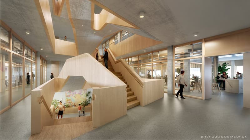 1'450 m² vetrina al piano terra: showroom, caffè o studio nel Main Campus, Basilea (13)