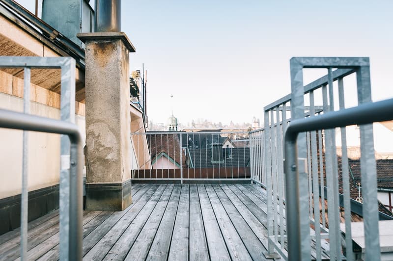 Terrasse auf dem Dach