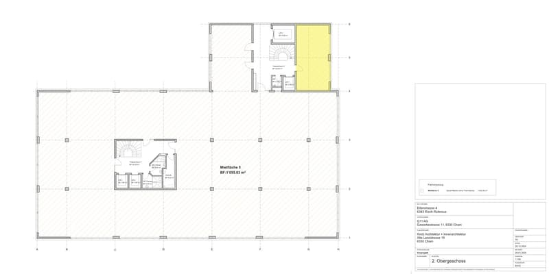 Belli spazi per uffici a Erlenstrasse 4, 6343 Rotkreuz (6)