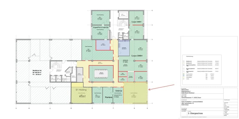 helle Büroflächen an der Erlenstrasse 4, 6343 Rotkreuz (5)