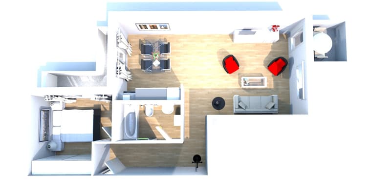 Layout Senior Apartment