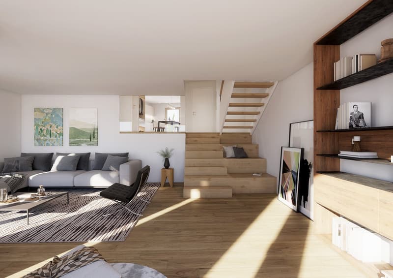 RÉSERVÉ - Appartement de jardin moderne 5.5 pièces dans un excellent emplacement (3)