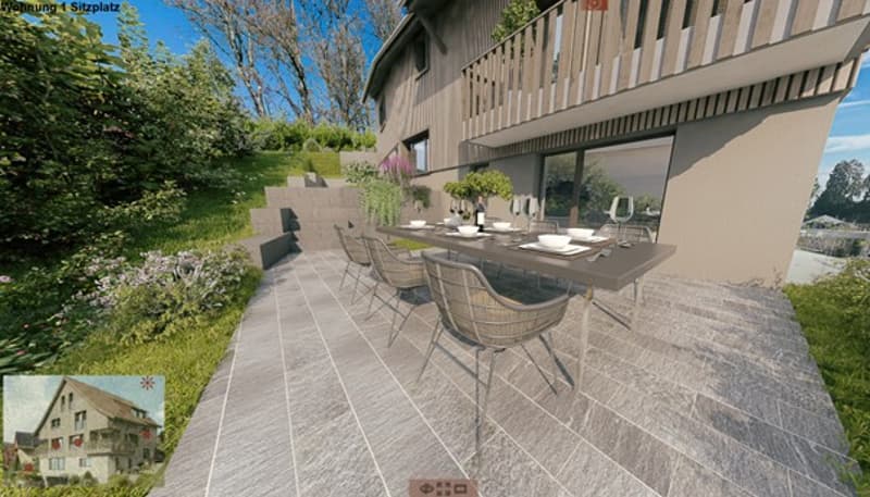 RÉSERVÉ - Appartement de jardin moderne 5.5 pièces dans un excellent emplacement (5)