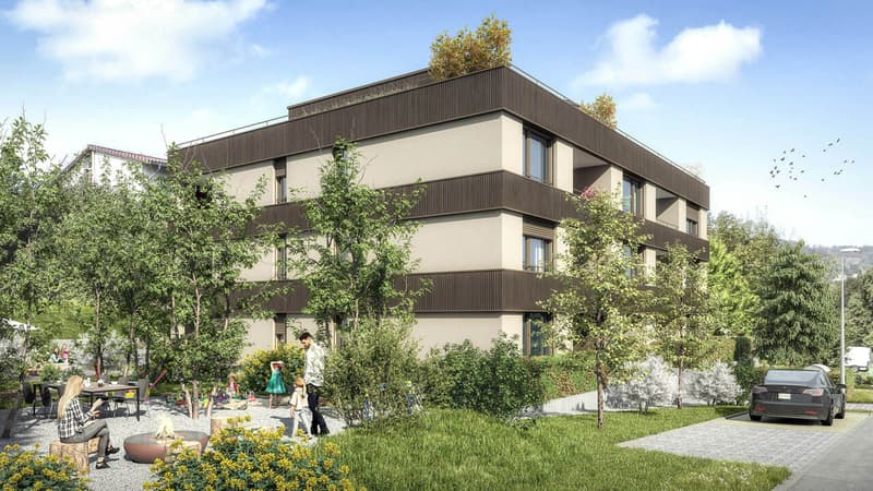 3½-Zimmer-Gartenwohnung - Wohnen mit Privatsphäre, Licht und Natur (2)