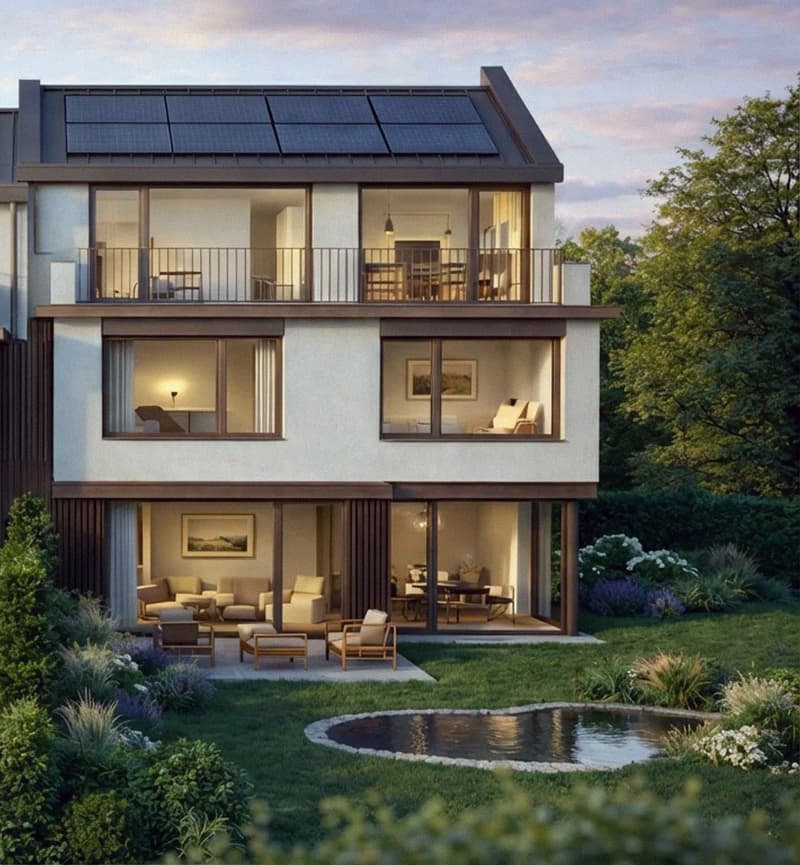 6.5-Zimmer Doppelhaus mit Garten und Alpenblick in Wettswil (1)