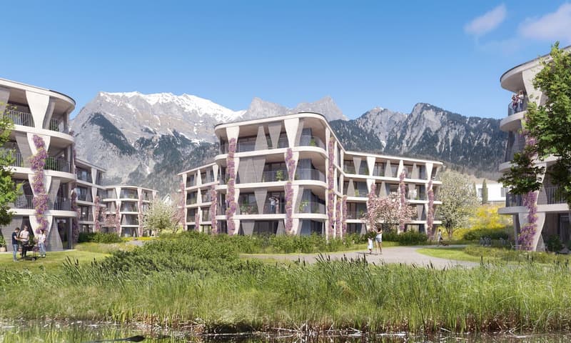 Modern 3.5-room new apartment on the ground floor in Maienfeld (5)