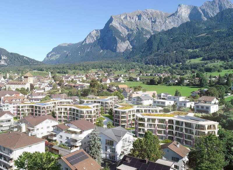 Modern 3.5-room new apartment on the ground floor in Maienfeld (3)