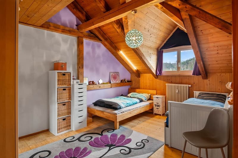 Charming attic apartment with studio (7)