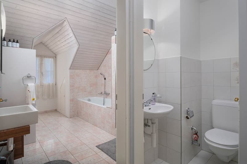 Anlage oder Eigennutzung! Grosszügige Dach-Maisonette-Wohnung mit Garten (7)