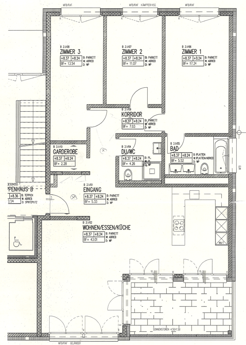 Zentral gelegene 4.5-Zimmer-Wohnung mit schöner Aussicht (9)