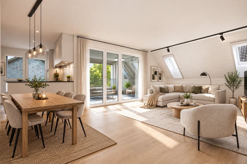 Attraktive 3.5-Zimmer-Dachwohnung an ruhiger Lage (3)