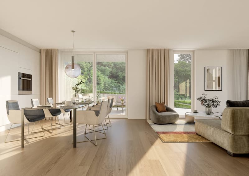 New Build - Thoughtful 3.5-Room Apartment with Seating Area (1)