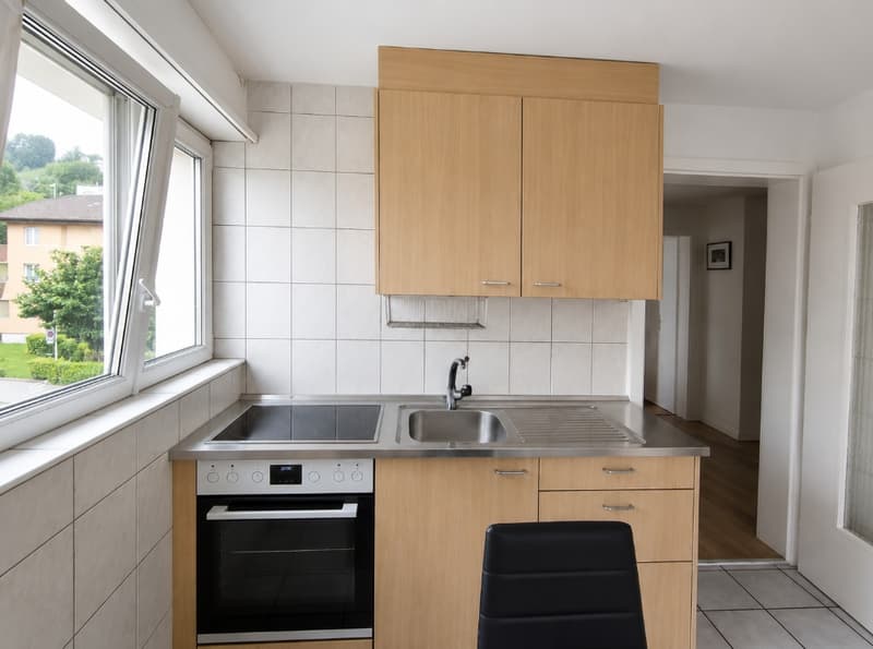 Appartamento accogliente di 3.5 locali con balcone in zona tranquilla in affitto (2)