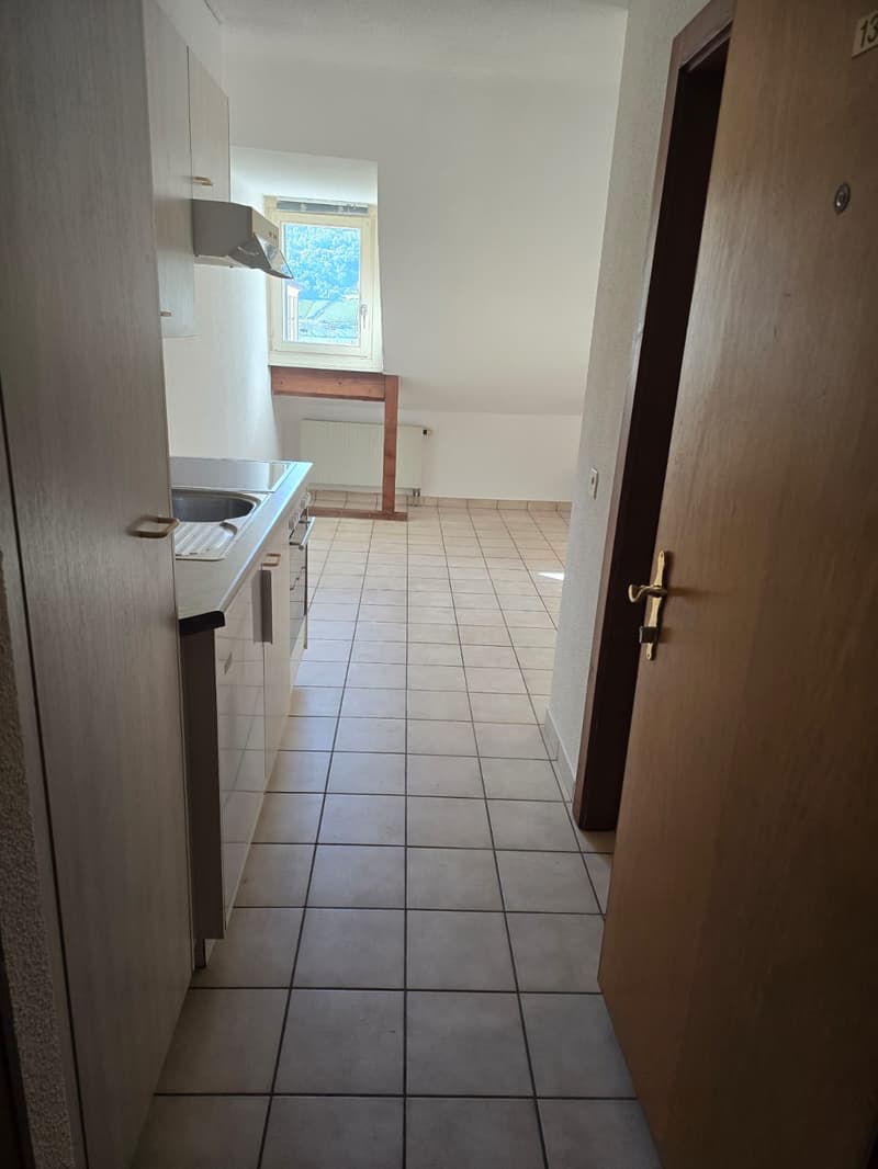 Bright studio on the 5th floor in Sion, available immediately (3)