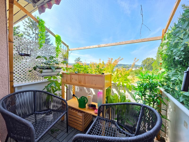 Appartamento 3 locali luminoso con balcone ad Arbon (20)