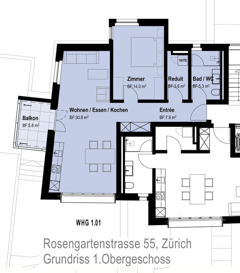 Modern and quiet 2.5-room apartment - near Bucheggplatz (10)