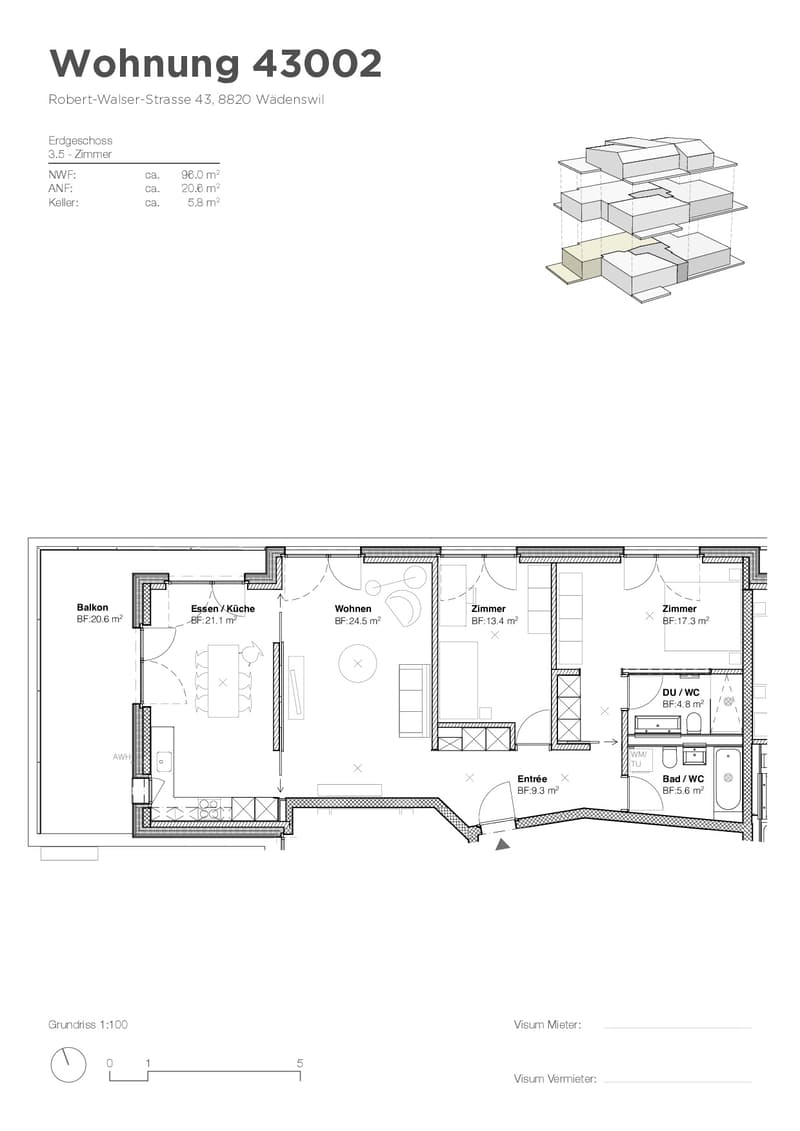 Attraktive 3.5-Zimmer-Gartenwohnung mit Sitzplatz (8)