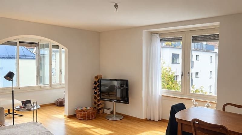 Befristet: Charmante 3.5-Zimmer-Wohnung an attraktiver Lage nahe Hegibachplatz (3)