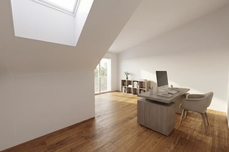 Visualisierung Büro/Schlafzimmer