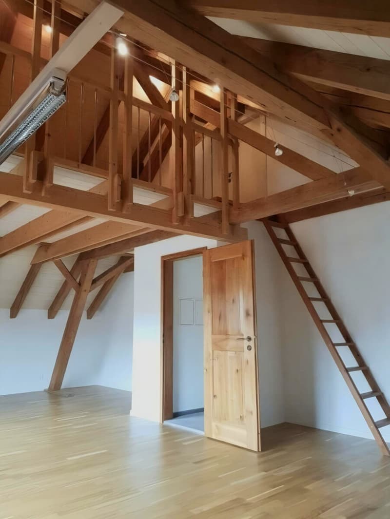 Dachzimmer mit Galerie