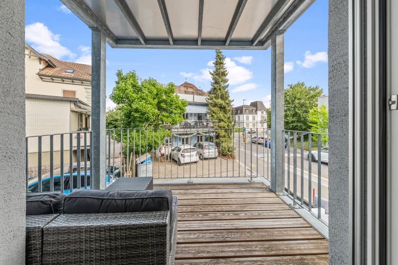 Balkon im EG